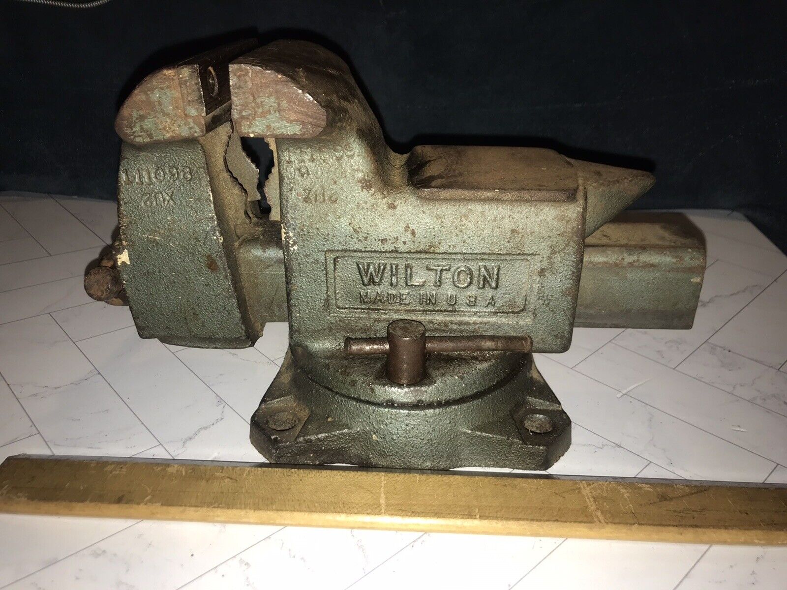 Vintage Wilton Bench Vise 3 1/2\