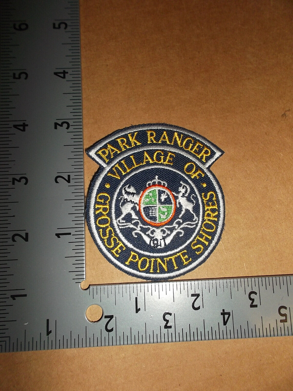 Park Ranger Village Of Grosse Pointe Shores Police Patch~Michigan~MI~Brand New~
