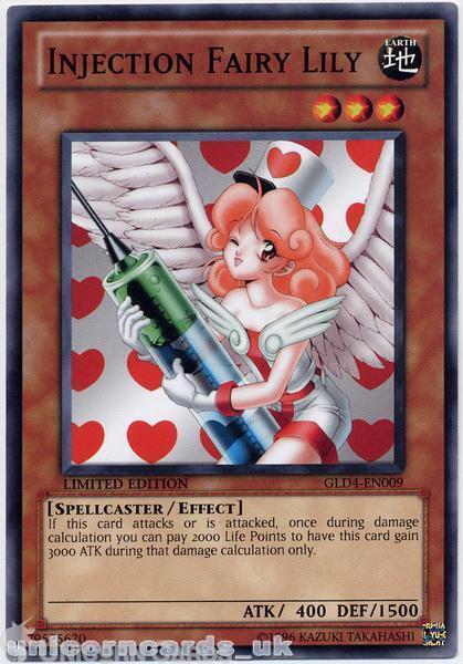 GLD4-EN009 Injection Fairy Lily Mint Yu-Gi-Oh Card