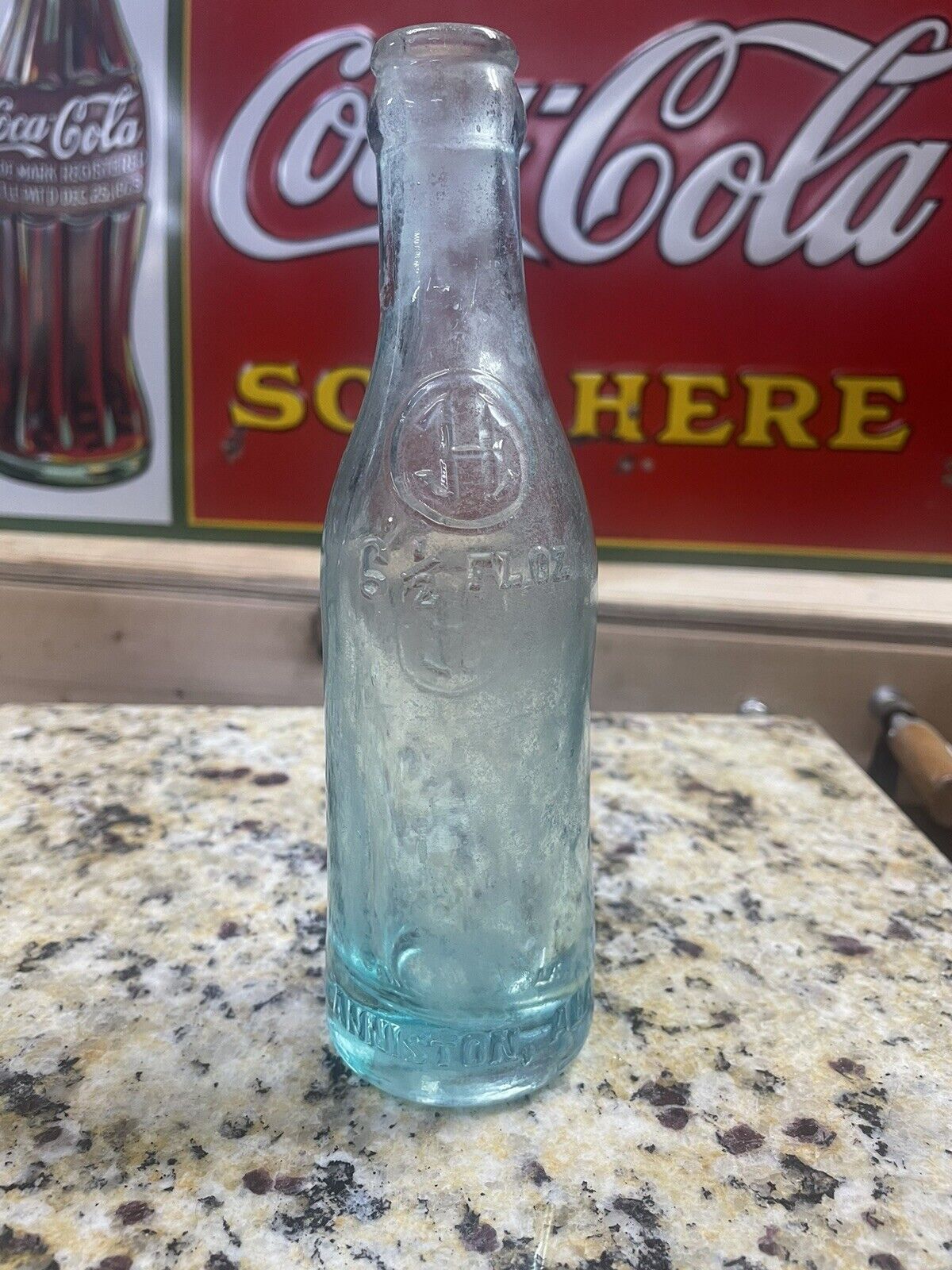 Ice Blue Anniston Ala JHE Bottle