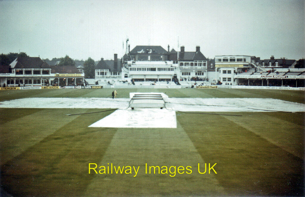 Photo Trent Bridge: Ashes Test Match washout 1981 (ex WW1 Aux Hospital) c1981