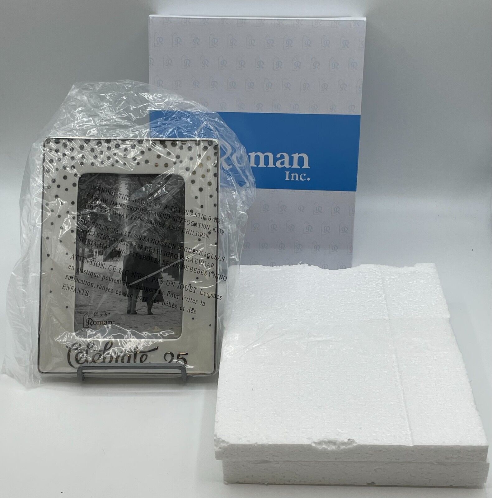 Roman Inc. Celebrate 25 Years Picture frame New In Box 2016