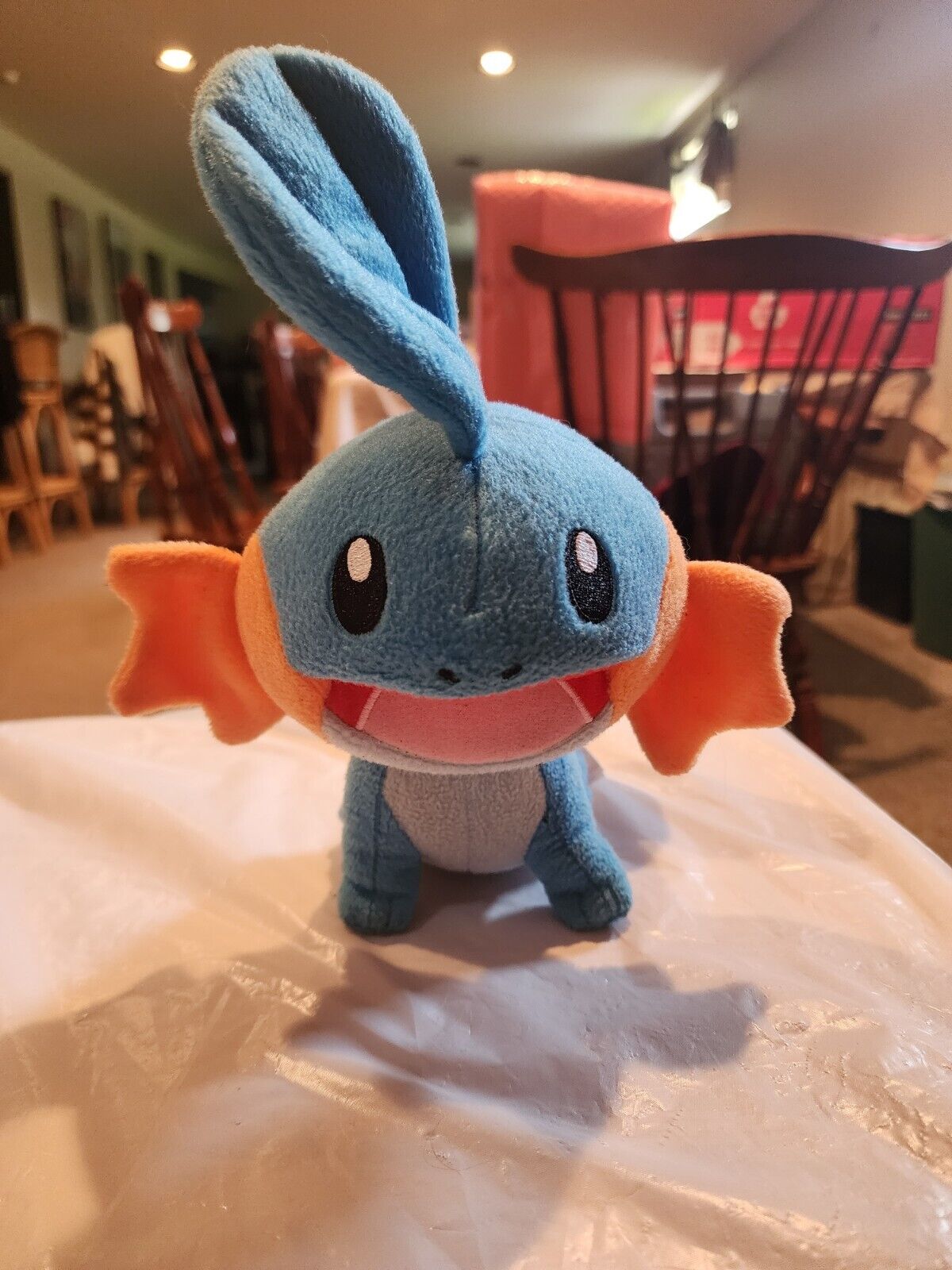 Mudkip Pokémon Tomy Collectible Plushie 8\'\' 2016 With Tag 