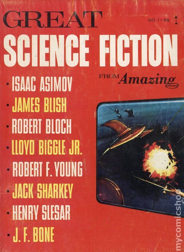 Great Science Fiction #1 VG 1965 Stock Image Low Grade