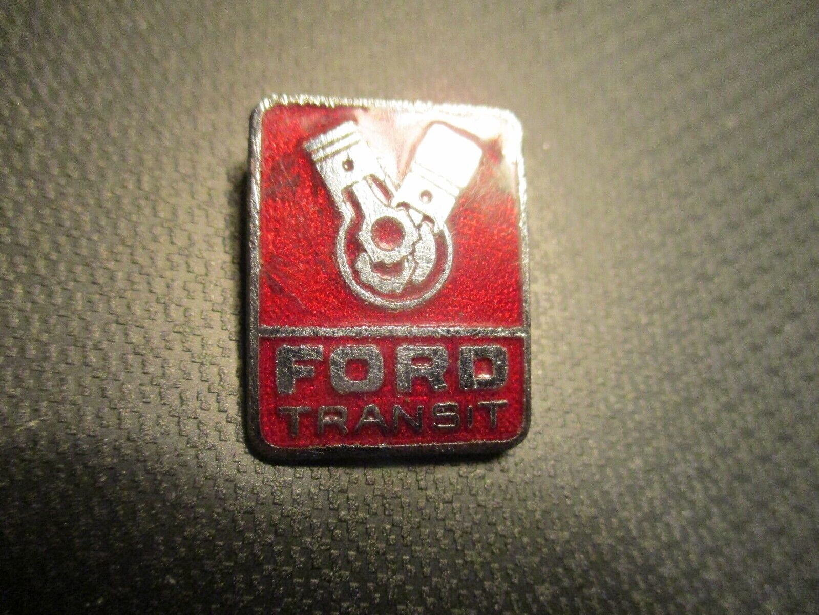 Rare  Ford Transit Vintage Dealer Lapel Badge Enamel Pin By Fattorini 1970/s