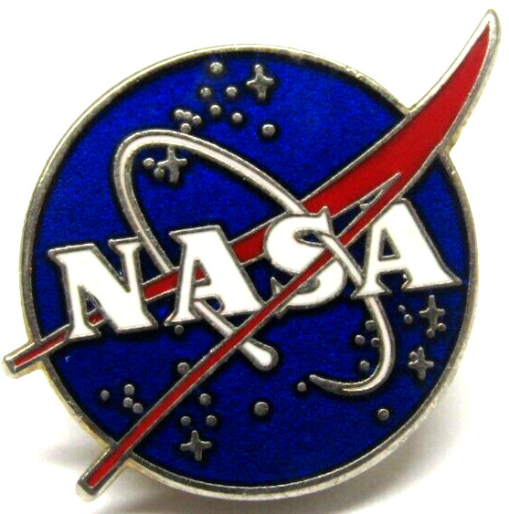 NASA Vector Logo Lapel Pin - Wear the Emblem of the Space Program with Pride
