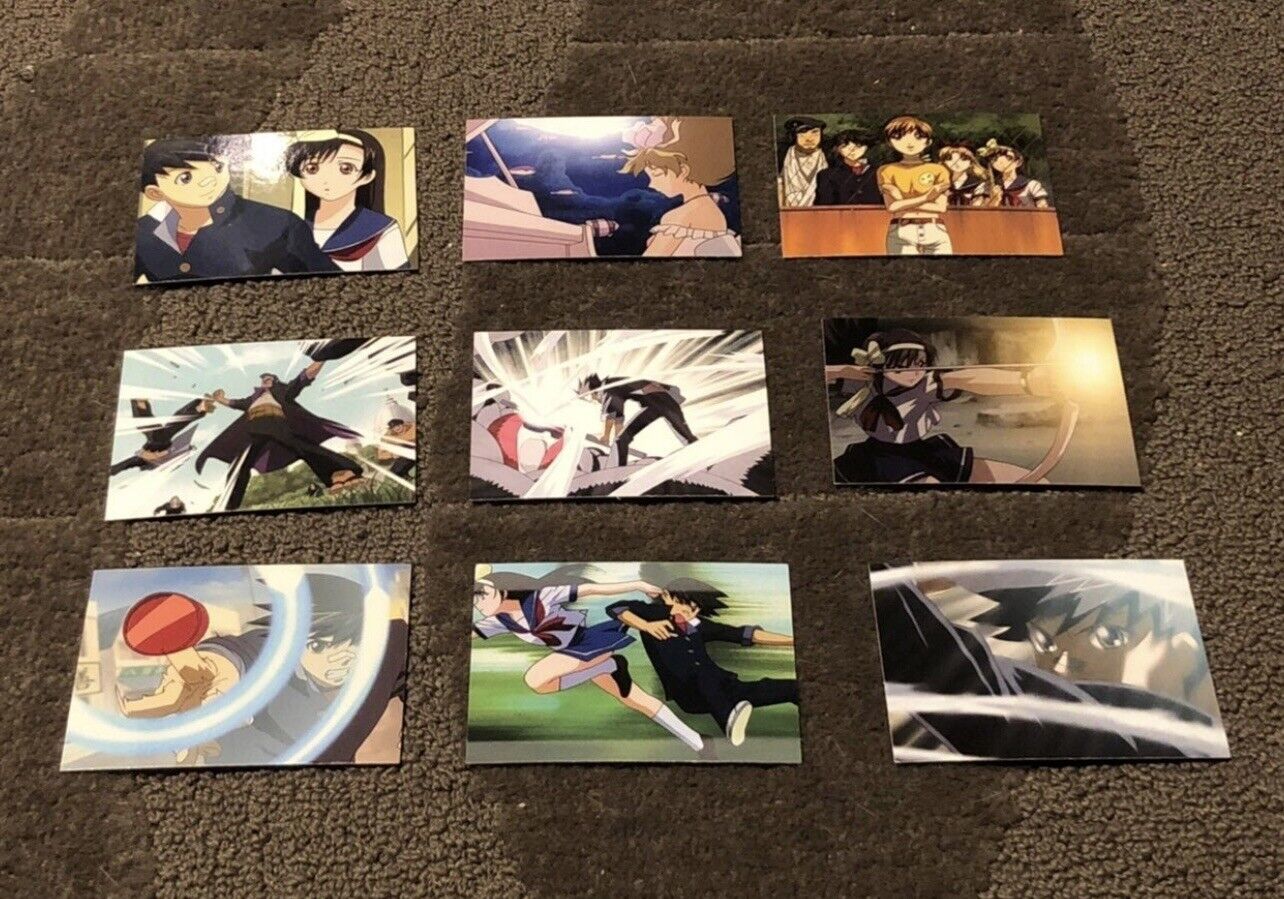 Gate Keepers Anime Cards 2002 Ultimate Anime Comic Images #37-45 Photo Cards