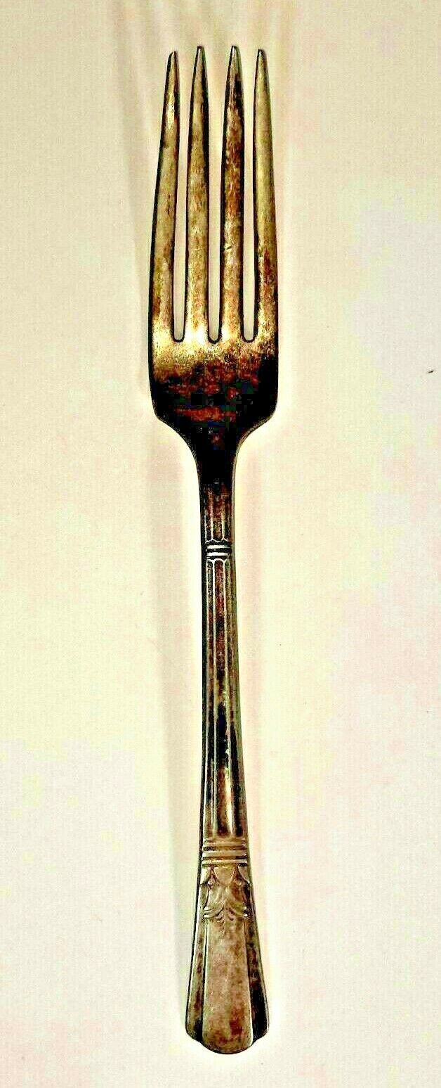 Vintage silver plated fork marked COURT SILVER PLATE