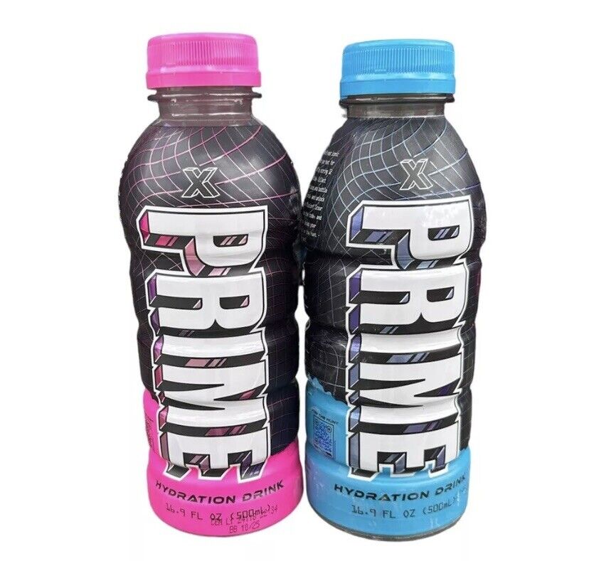 NEW Prime X Hydration Drink Pink+Blue RARE FAST SHIP