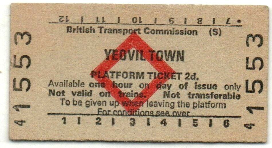 BTC(S) Platform Ticket Yeovil Town 2d 4