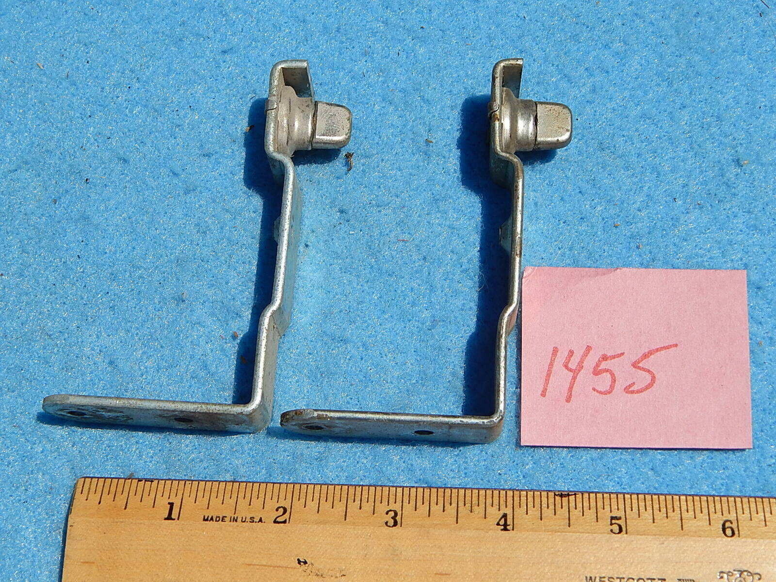 Rock-ola 1455 Mechanism Cover Support Brackets - one pair