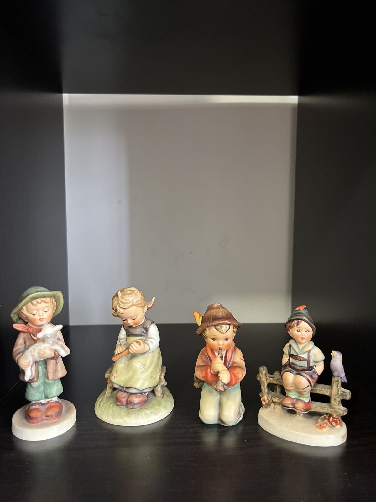 Lot Of 4 Vintage Goebel Hummel Figurines TM4,(1964-1972)