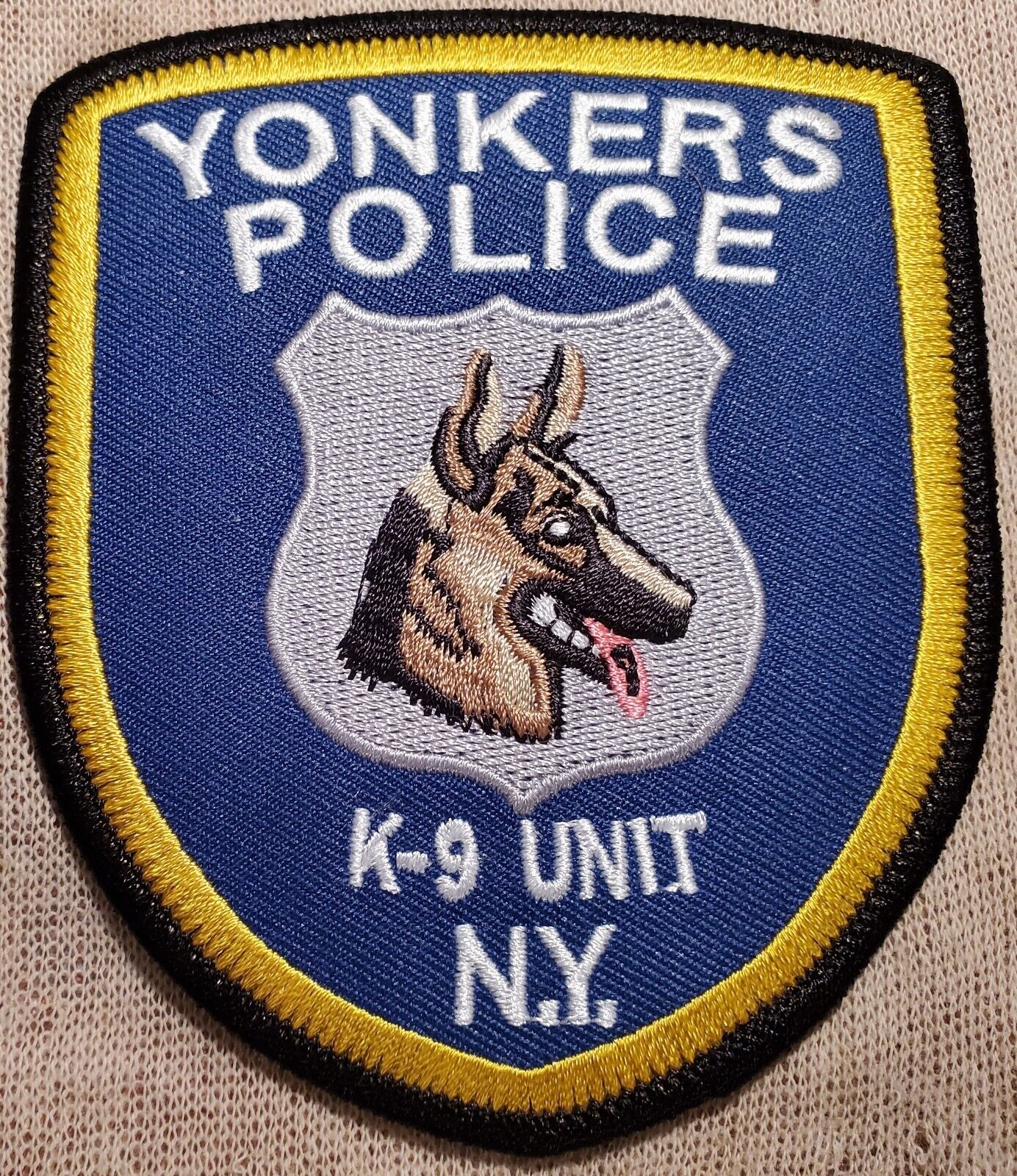 NY Yonkers New York Police K-9 Unit Patch