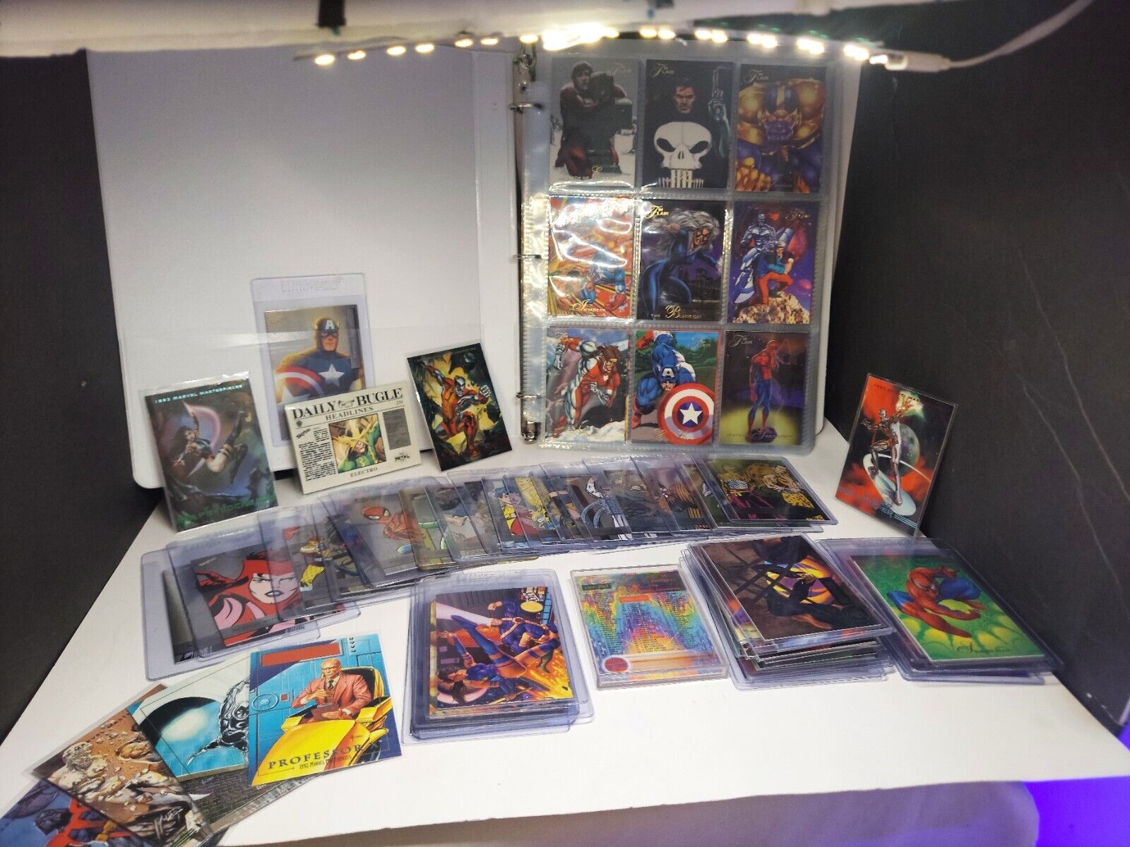 Huge Marvel Cards Trading Cards Lot Fleer Ultra X-men Metal Women Of Marvel More