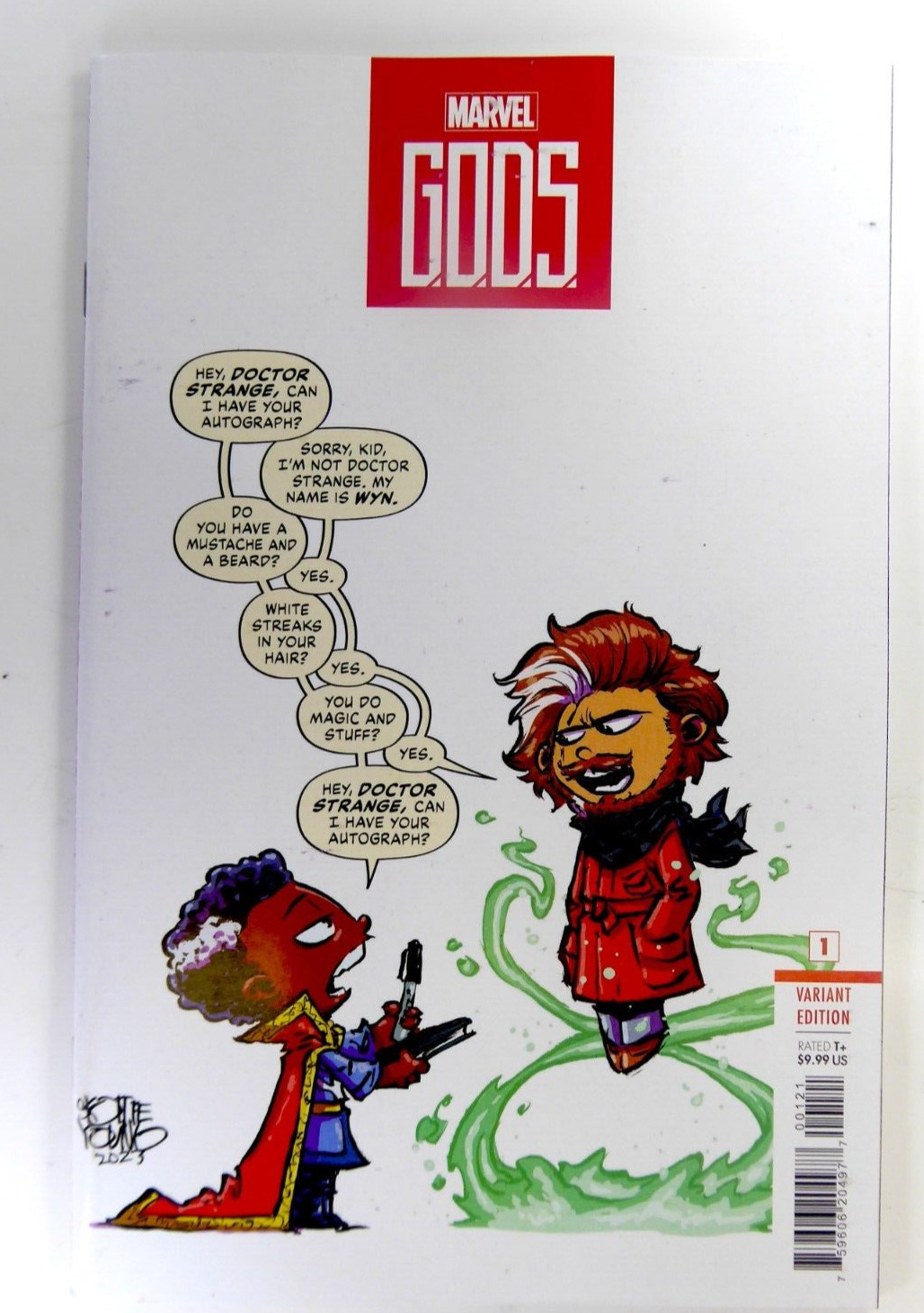 Marvel G.O.D.S. (2023) #1 Key 1st App SKOTTIE YOUNG Variant NM (9.4) Ships FREE