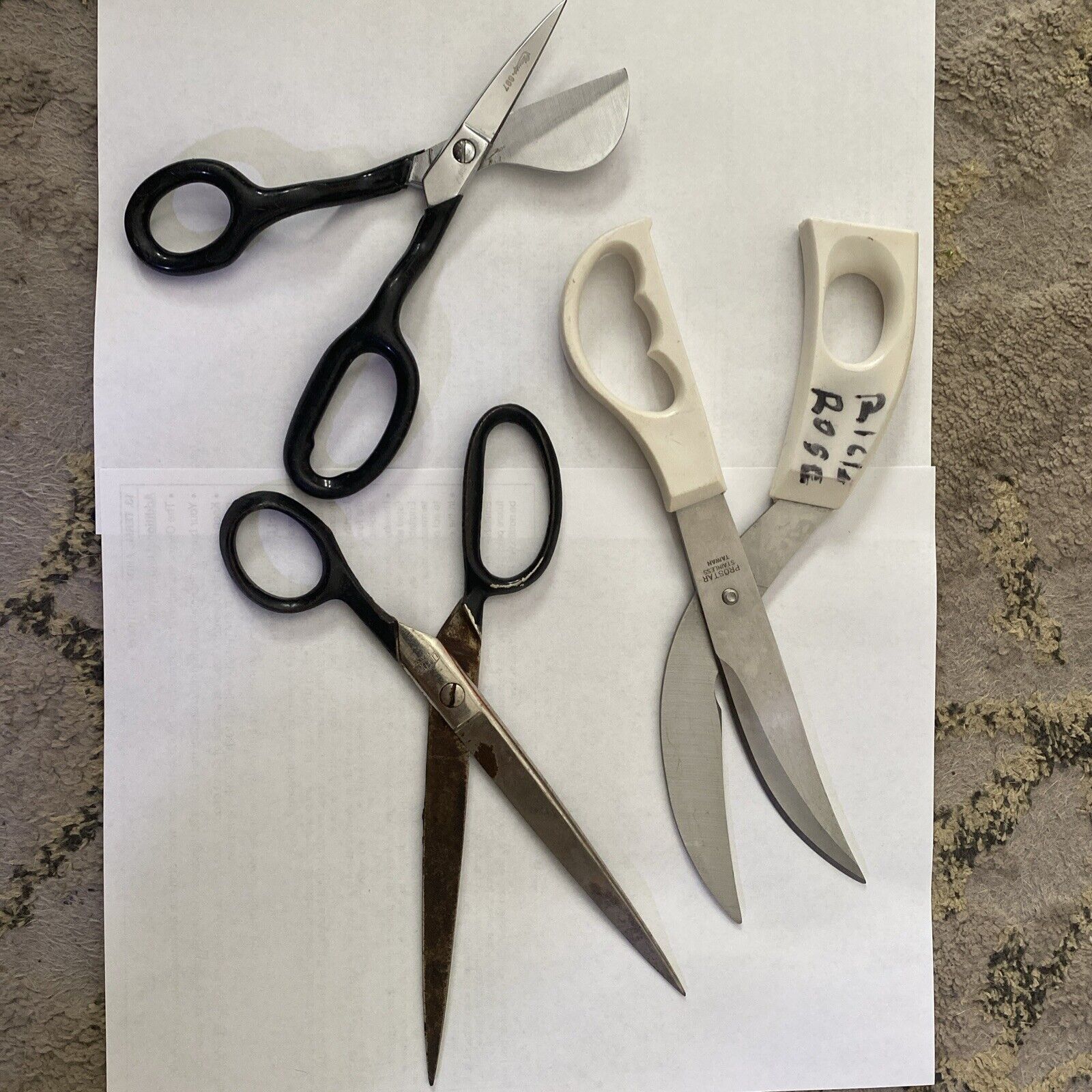 Three Pair of Scissors Clauss, Lifedge and Prostar