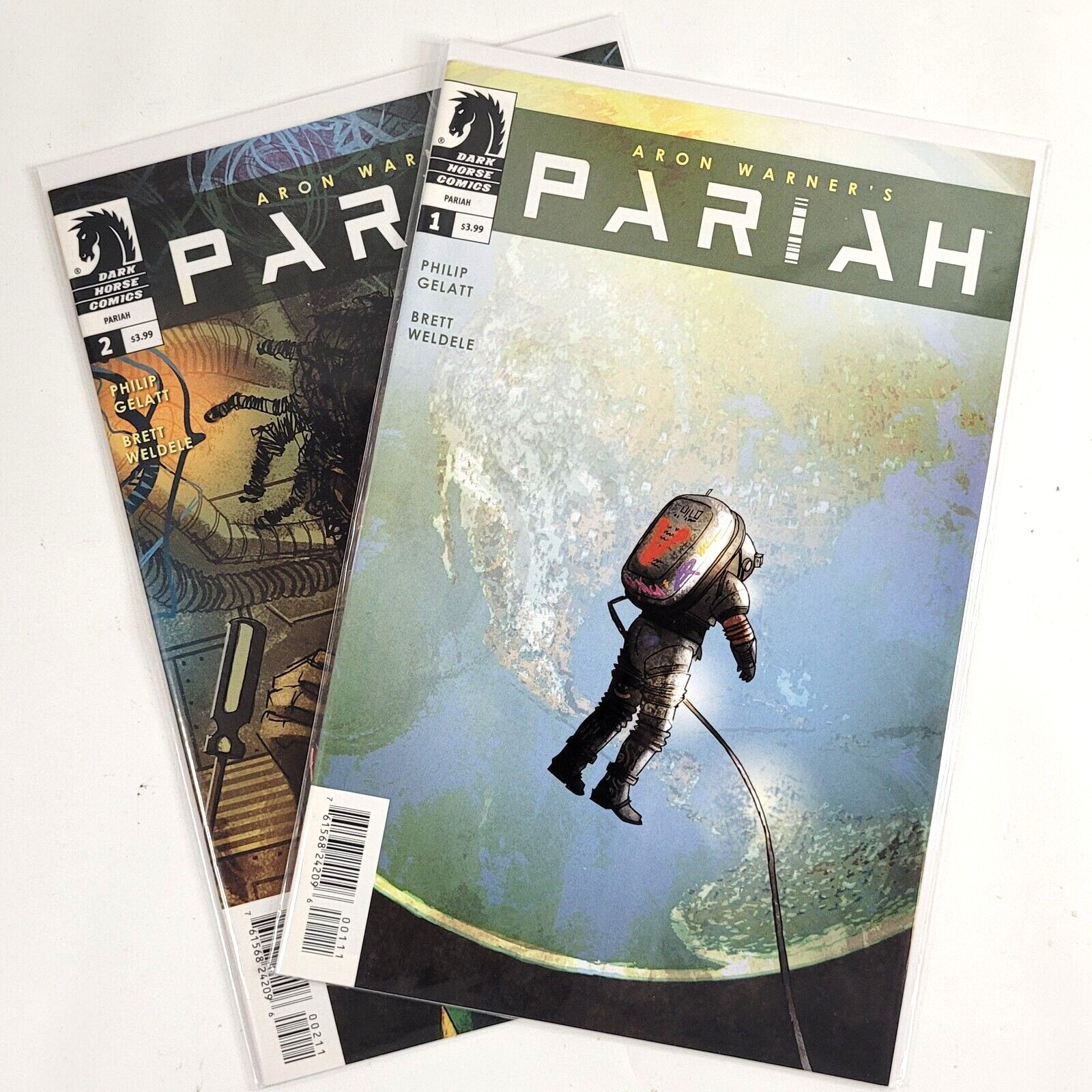 Lot (2) Aron Warner\'s Pariah Dark Horse Comics Books #1 #2 2014 3rd Series