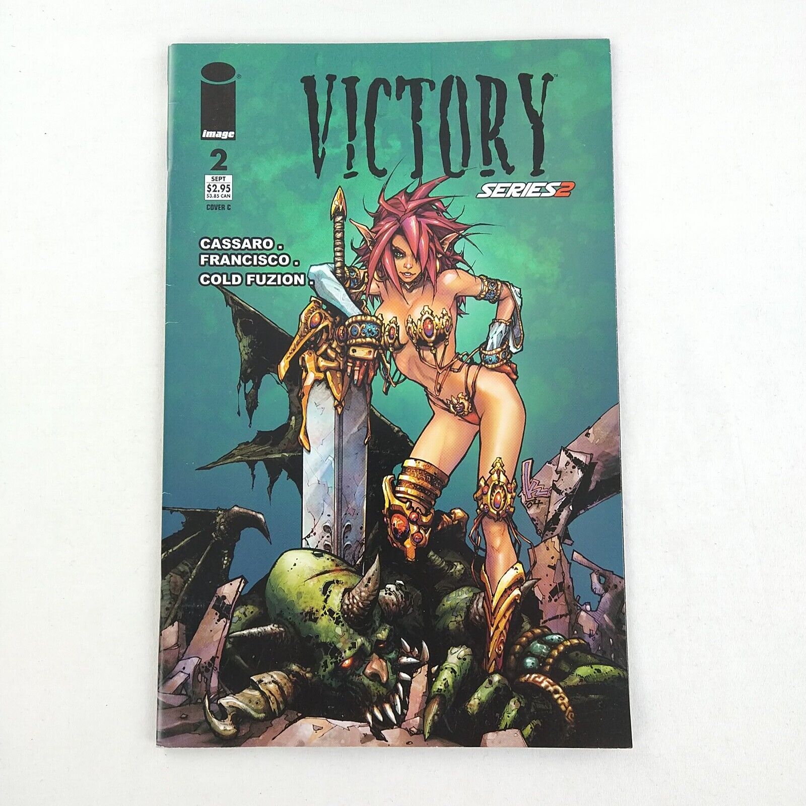 Victory #2 Series 2 (2004 Image Comics) Bad Girl Fantasy Art Cover