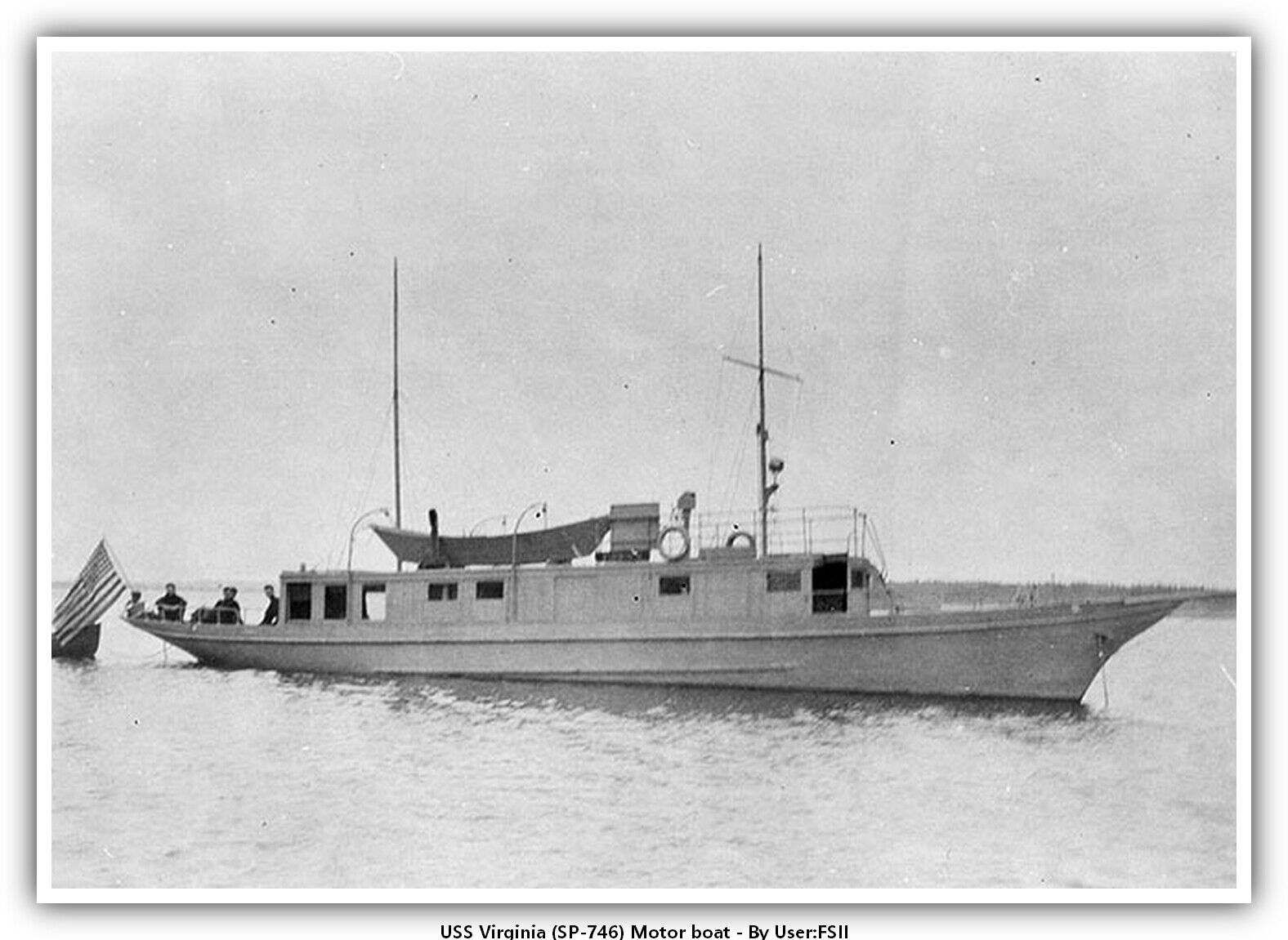USS Virginia (SP-746) Motor boat