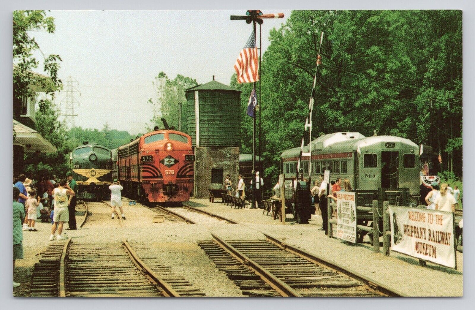 Whippany Railway Museum Whippany, New Jersey Chrome Postcard 837