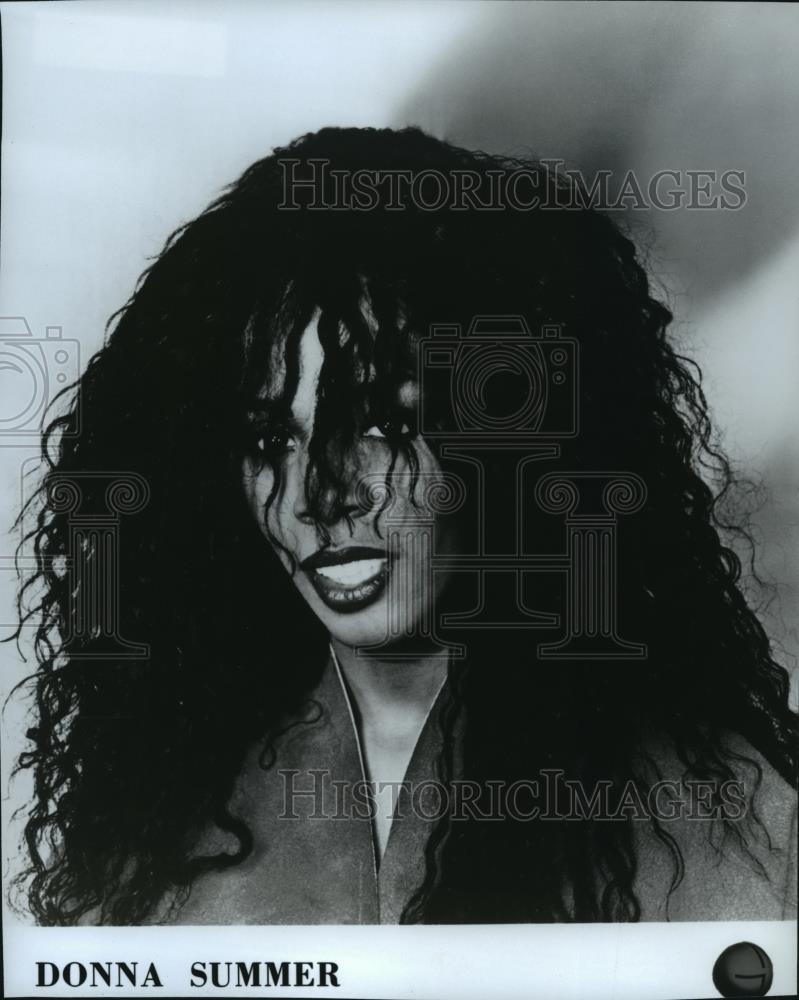 1987 Press Photo Donna Summer, Recording artist - spp53937