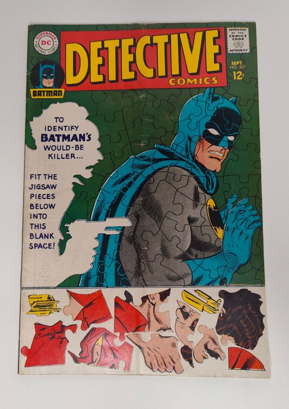 Detective Comics #367 Silver Age DC Comics 1967 - Nice