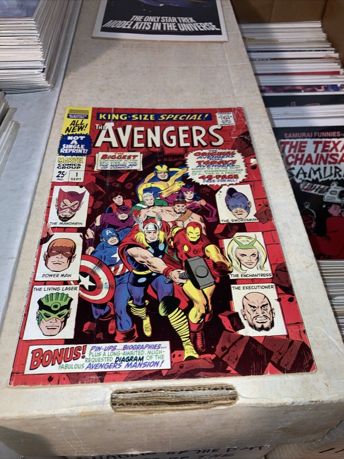 AVENGERS King Size Special #1, Marvel 1967, Stan Lee & Roy Thomas Good Rare Cool