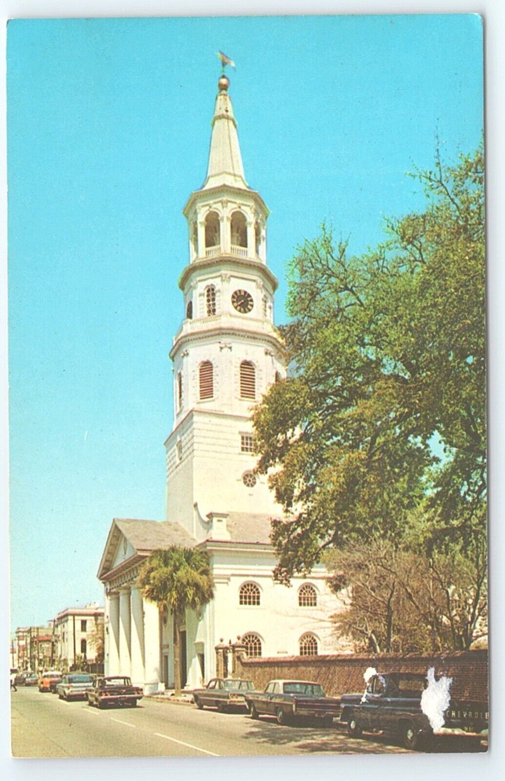 Postcard St. Michaels Church Charleston South Carolina
