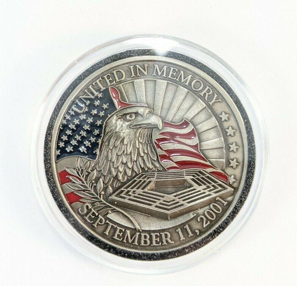 September 11 2001 Department Of Defense Pentagon United In Memory Challenge Coin