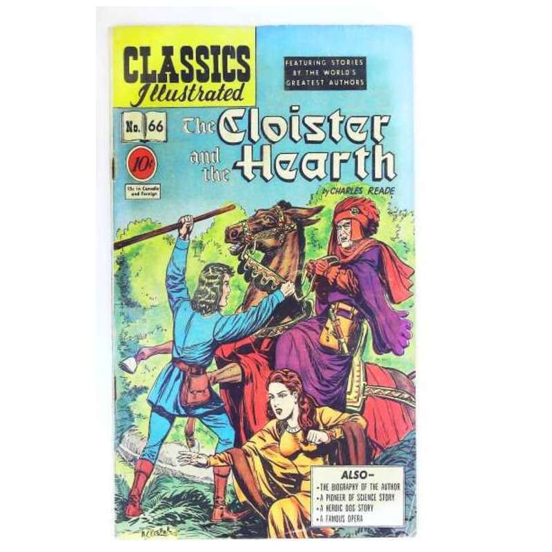 Classics Illustrated (1941 series) #66 HRN #67 in VG cond. Gilberton comics [k@