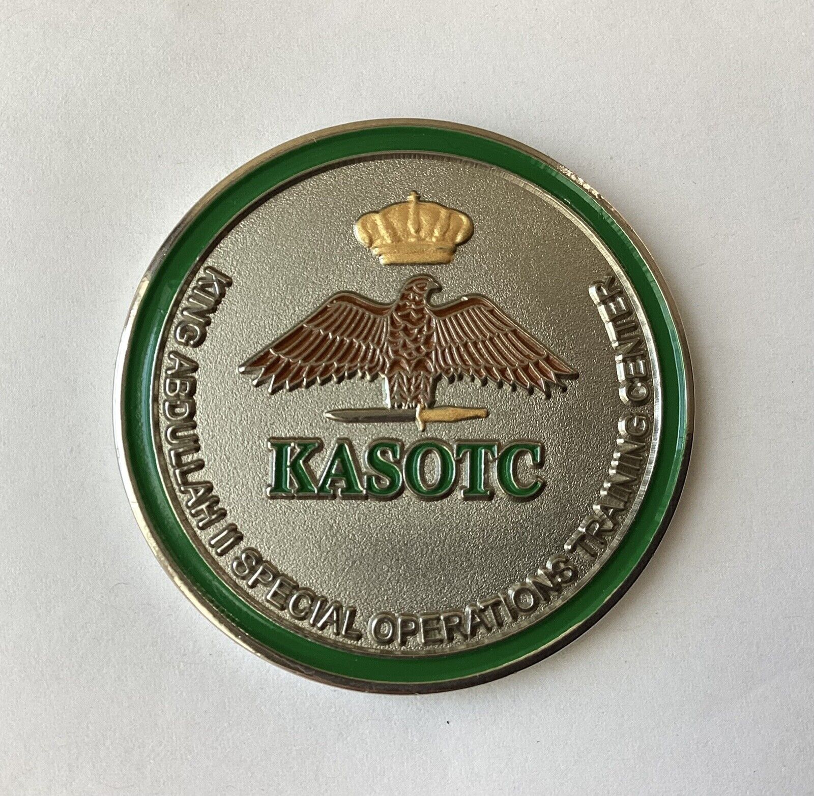 Royal Military KASOTC (King Abdullah II Special Ops Training CTR) Challenge Coin