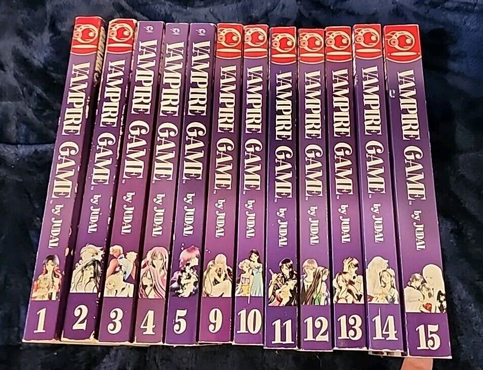 Vampire Game Manga Volumes 1-5 9-15 Paperback Tokyopop English Lot by Judal
