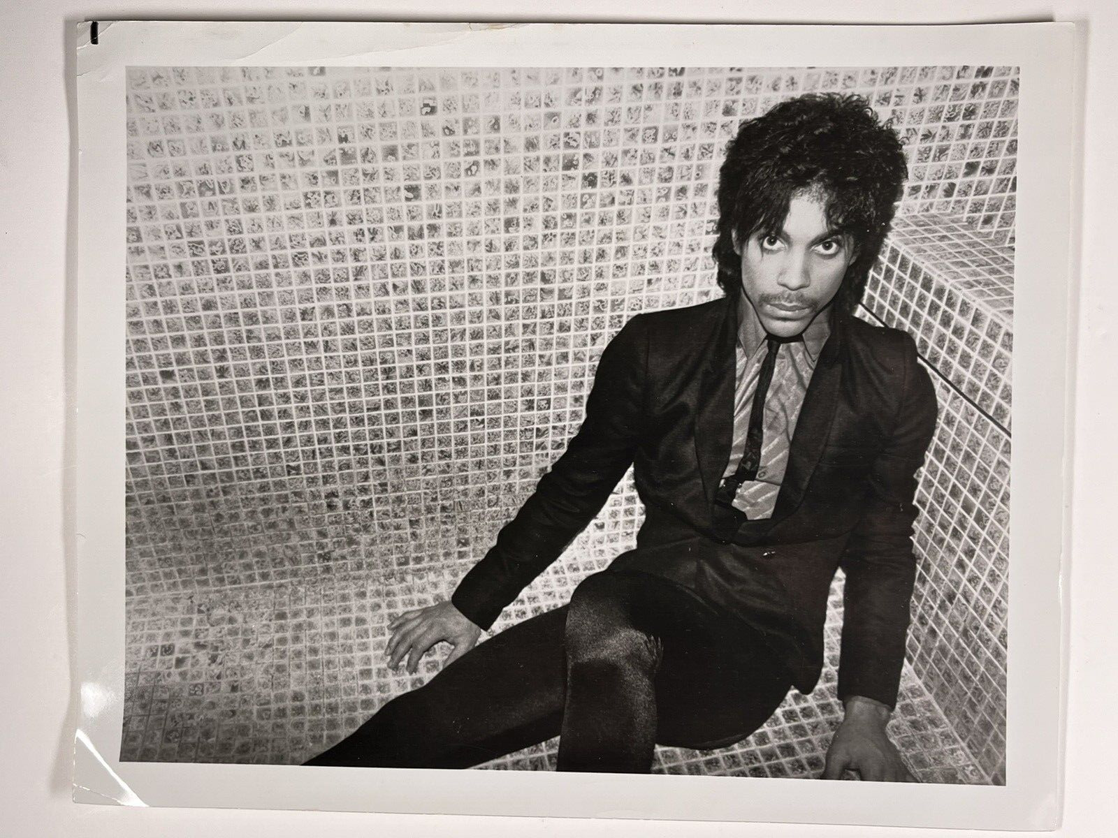 Prince Nelson Photograph Original Black And White Official Promotion Circa 80's