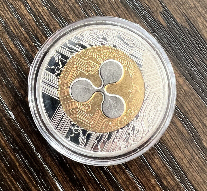 Ripple XRP Coin CRYPTO Commemorative XRP Cryptocurrency Collectors Gift 2021