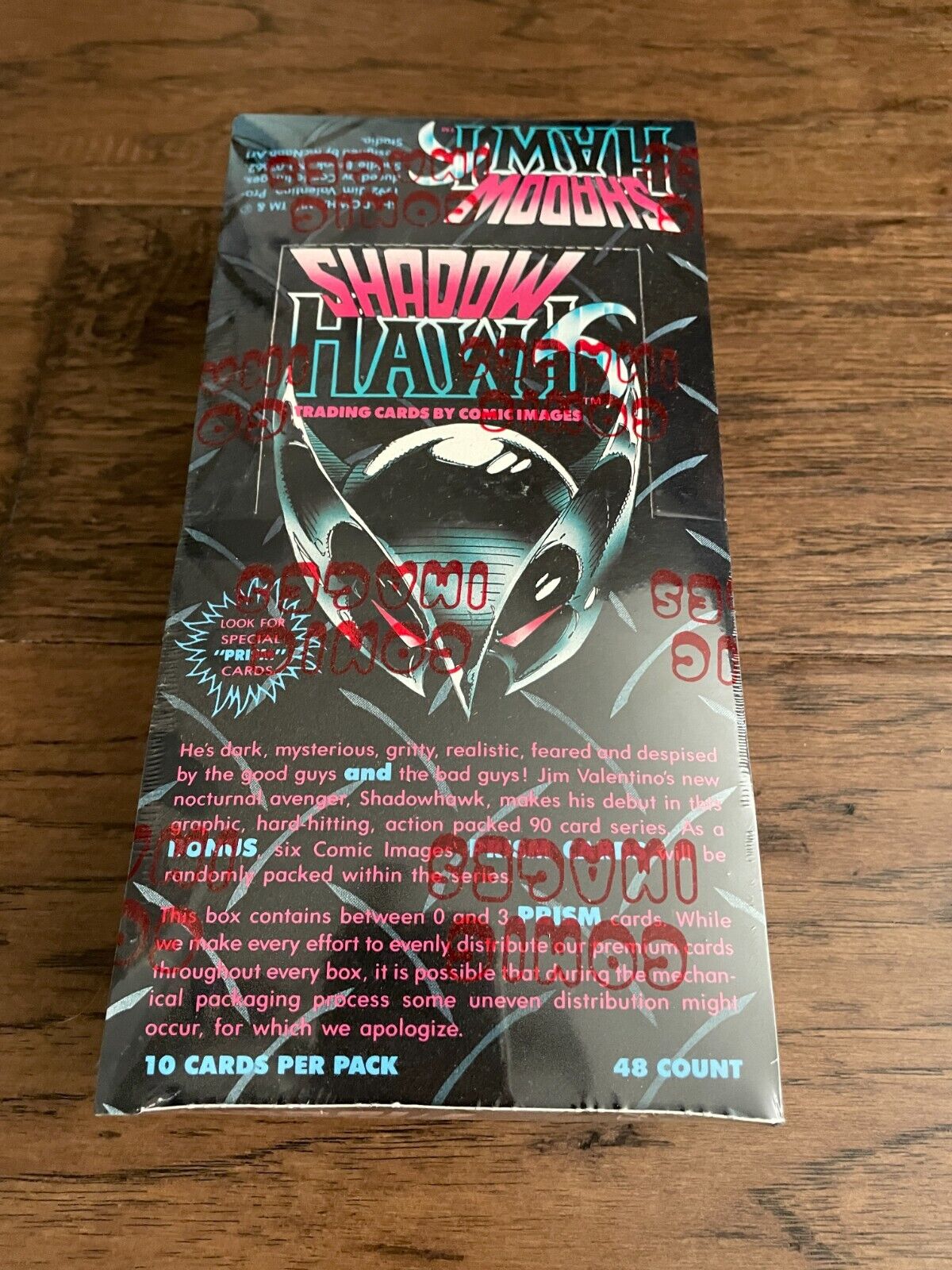 1992 COMIC IMAGES SHADOWHAWK FACTORY SEALED 48-PACK BOX TRADING CARDS