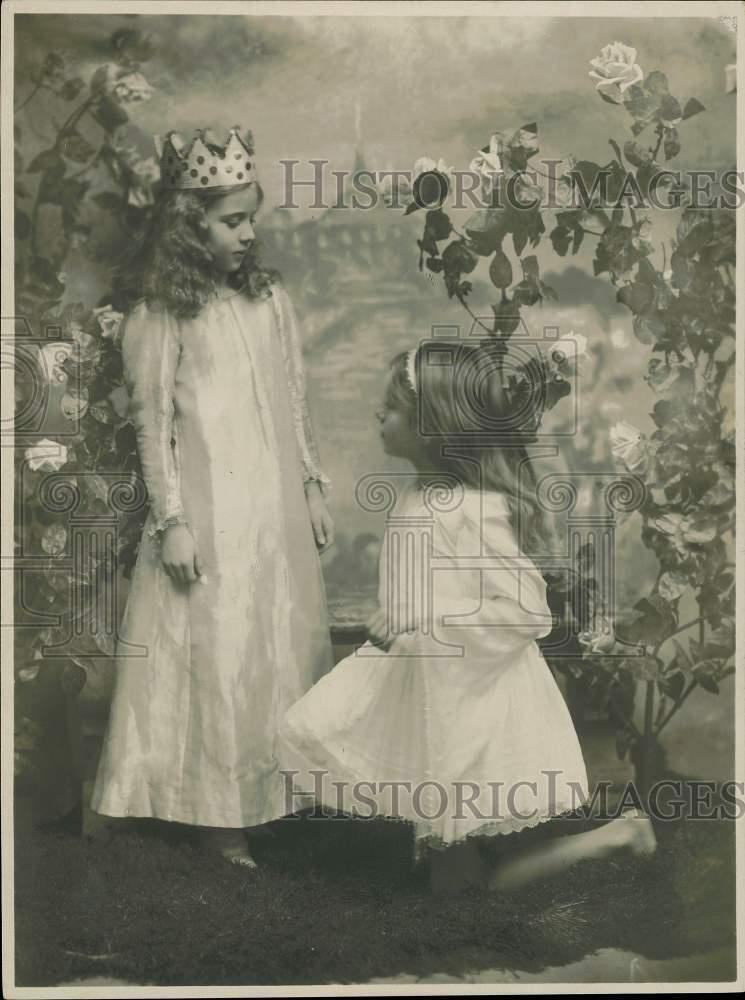 1926 Press Photo Princess Ingrid of Sweden acts in school theatre - lra13516