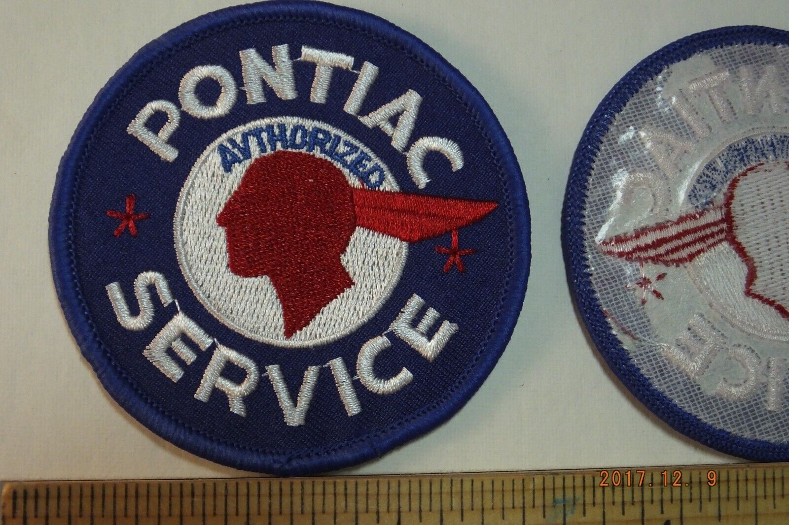 Pontiac Authorized  Service Embroidered Iron-on Patch 3\