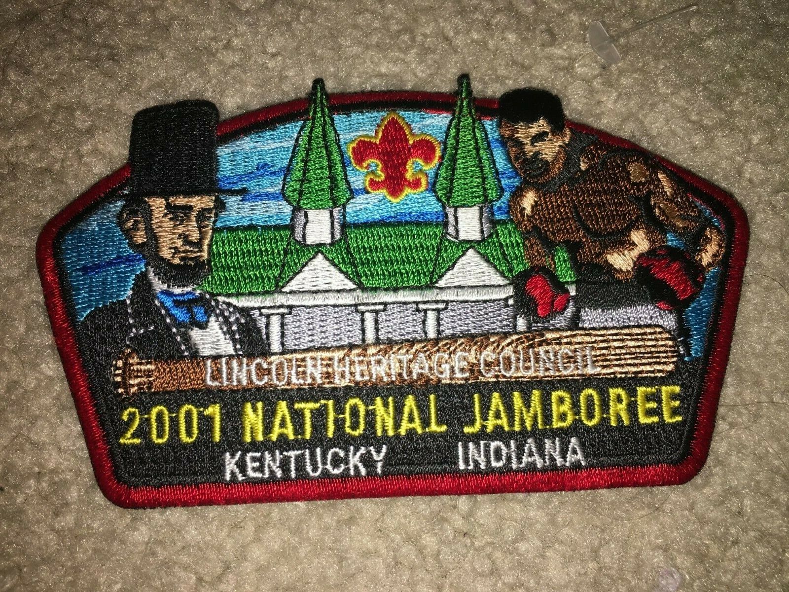 Boy Scout Lincoln Heritage Kentucky Muhammad Ali Council JSP 2001 Jamboree Patch