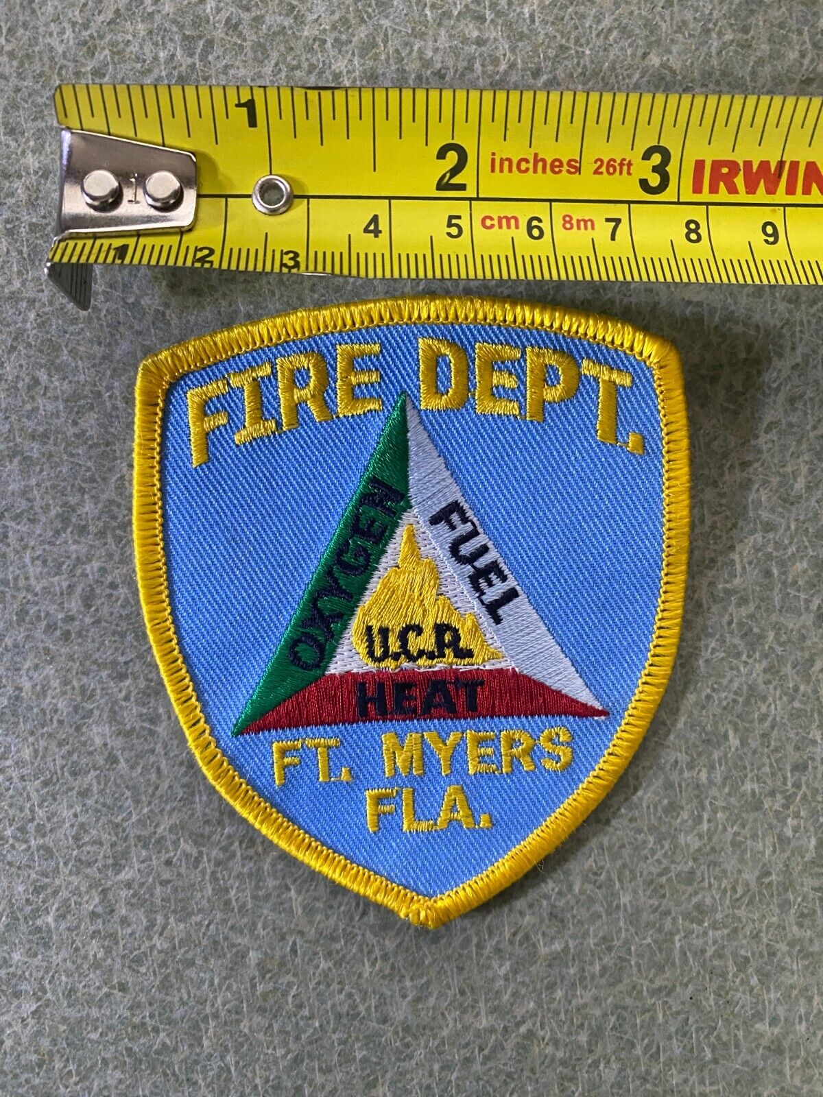 Vintage Ft. Myers FL Fire Dept. Patch