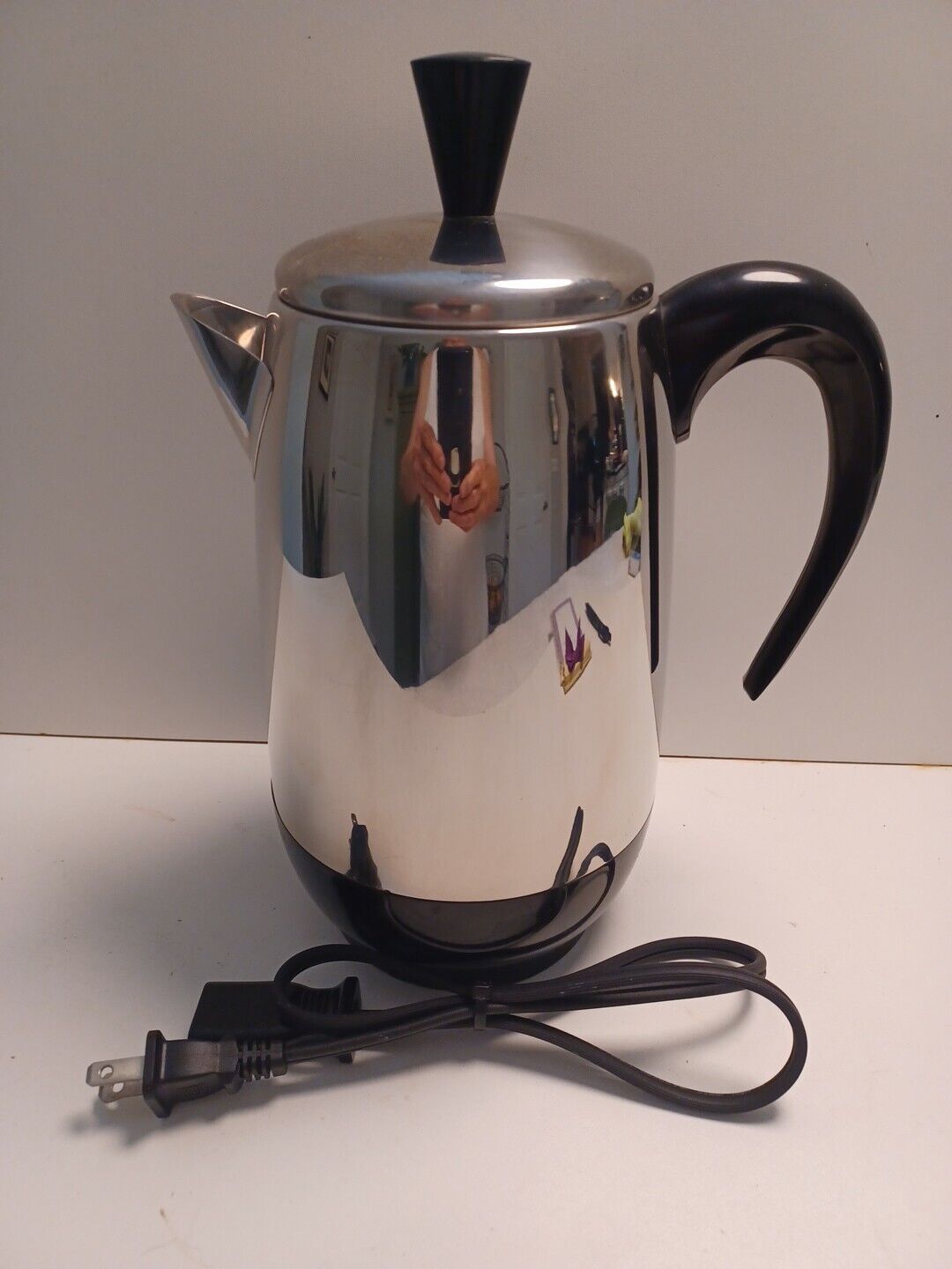 Farberware Electric Percolator FCP280-A Super Fast 2-8 Cup Cleaned and Tested