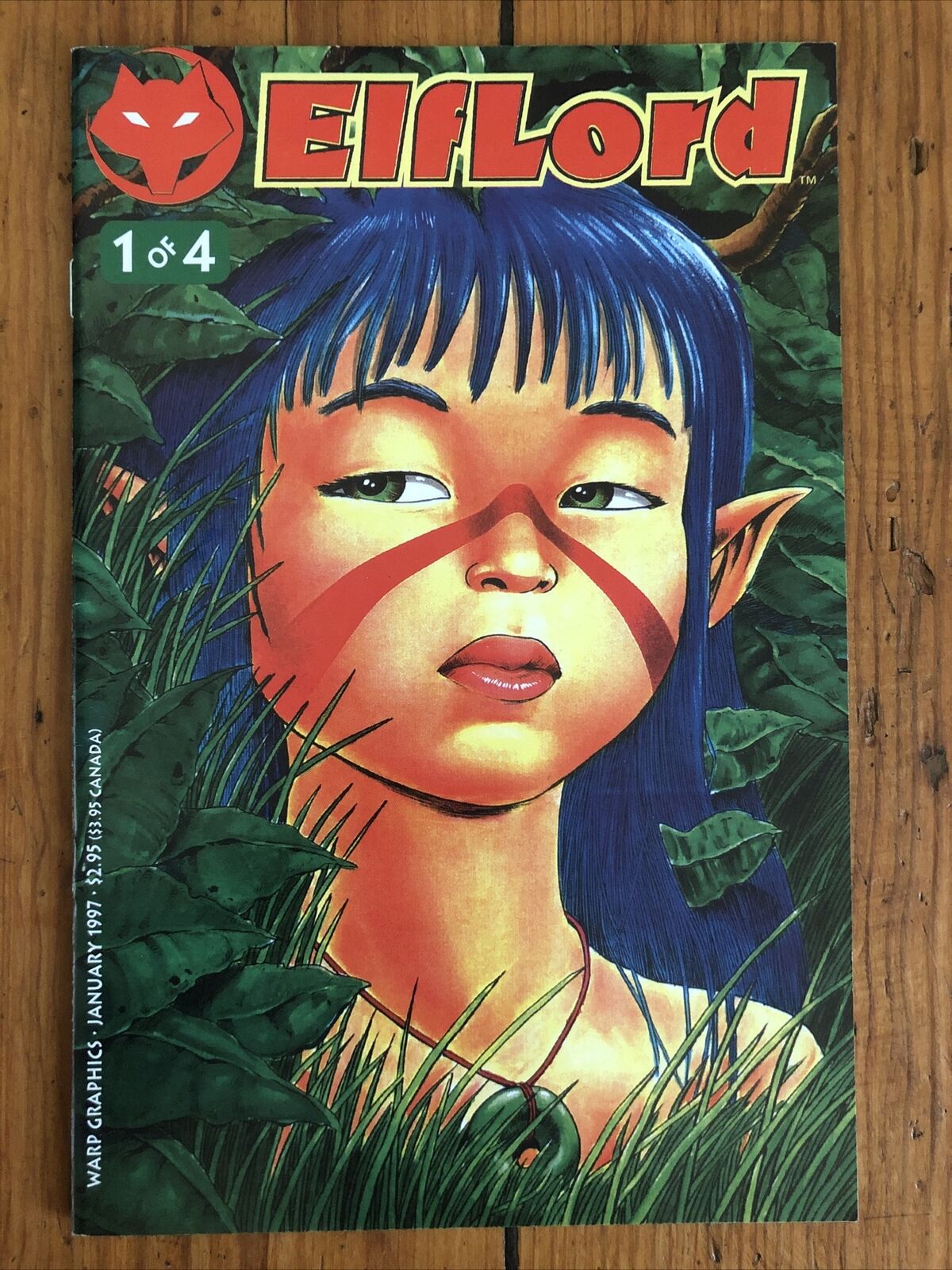 Elflord #1 (of 4) Warp Graphics 1997 Barry Blair, Colin Chan, Indie Fantasy FINE