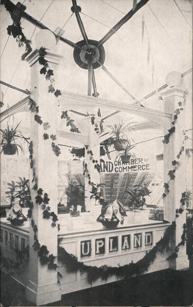 Exposition San Bernardino,CA Uplands Exhibit National Orange Show 1913 Postcard