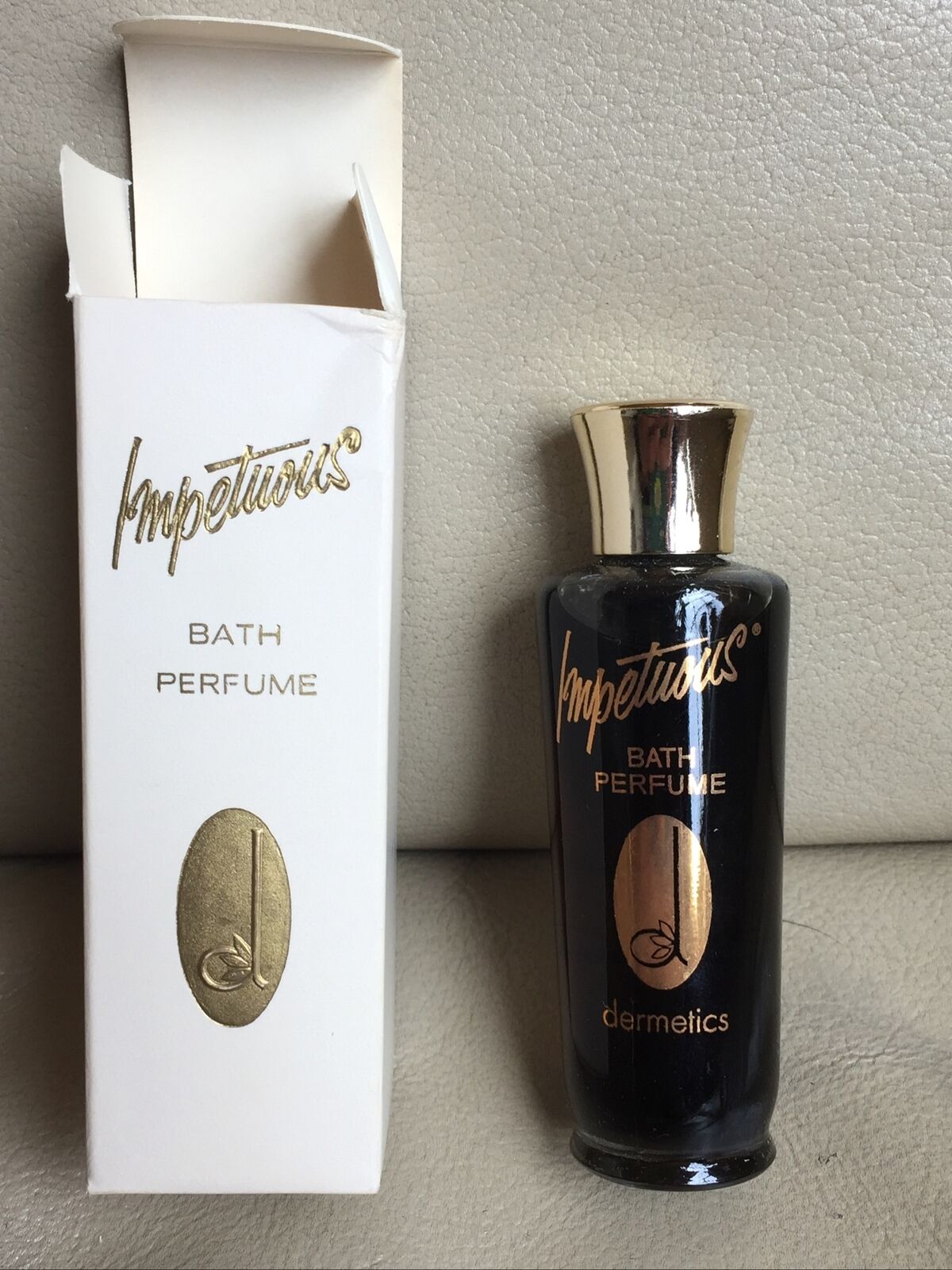Vintage Impetuous By Dermetics Bath Perfume 1oz NEW NOS Turner Hall Corp Dist NY