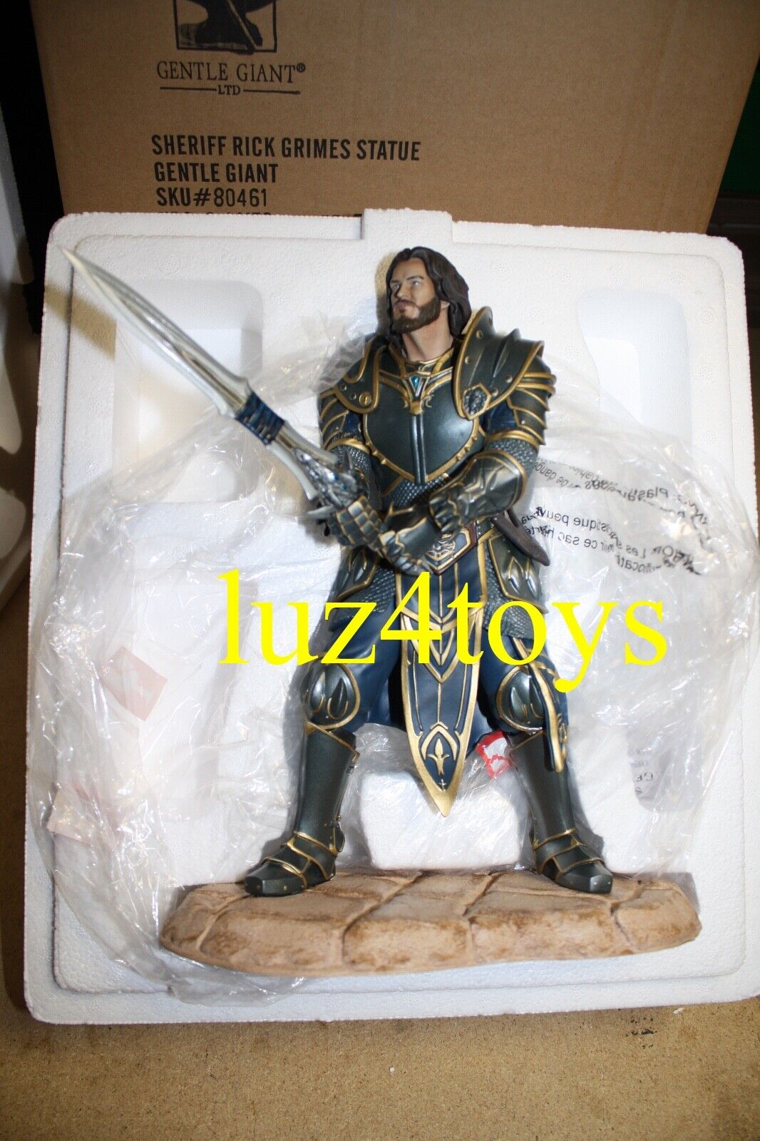  Gentle Giant Warcraft Movie Lothar 1:6 Scale Statue Limited to 220 New 