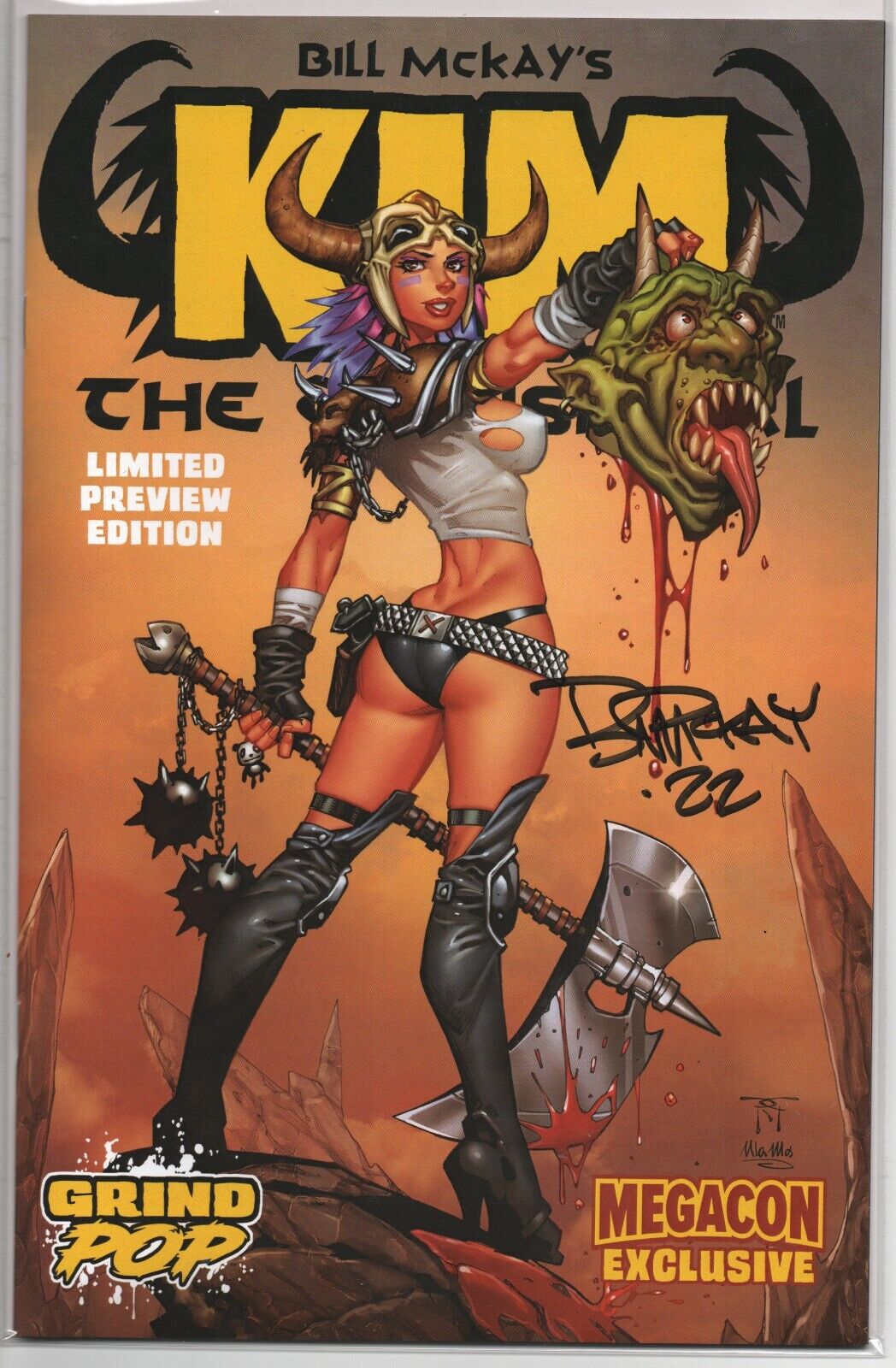 Kim the Delusional Limited Preview MegaCon Exclusive Signed by Bill McKay w/ COA
