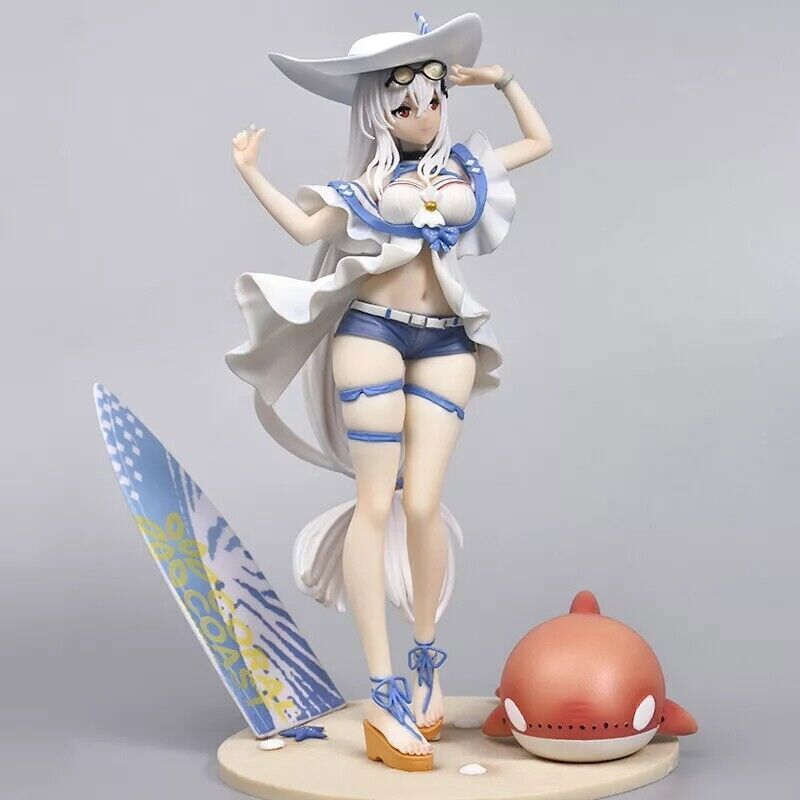 Anime Arknights Skadi Seaside Summer 1/7 Scale PVC Figure Statue New No Box 25CM