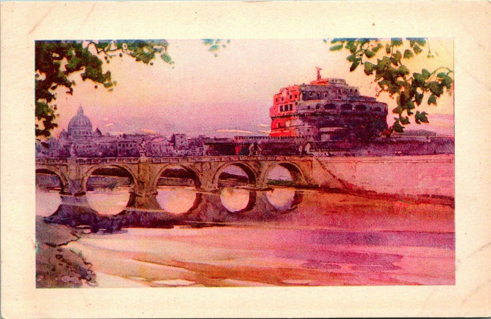 Rome Italy Aqueduct Aqua Claudia Postcard unused (19718)