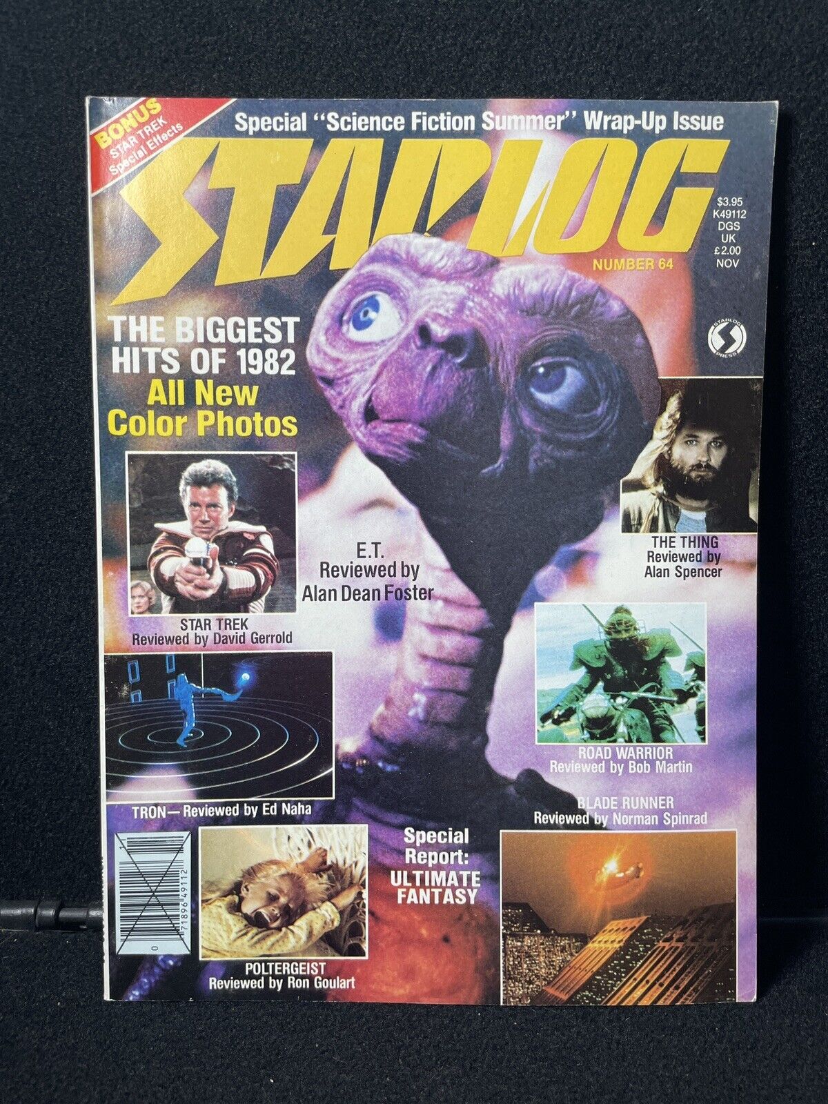 STARLOG #64 - 1982 November E.T. On Cover VINTAGE