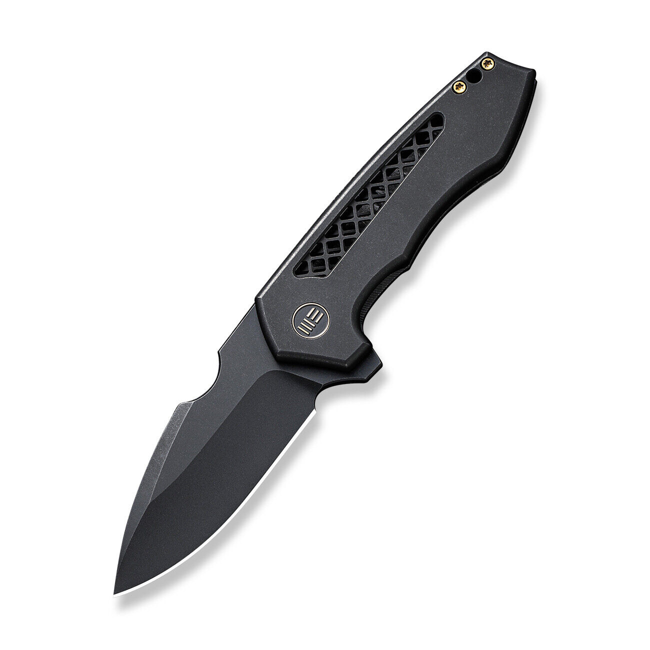 WE Knives Harpen Frame Lock 23019-1 Titanium CPM 20CV Stainless Pocket Knife
