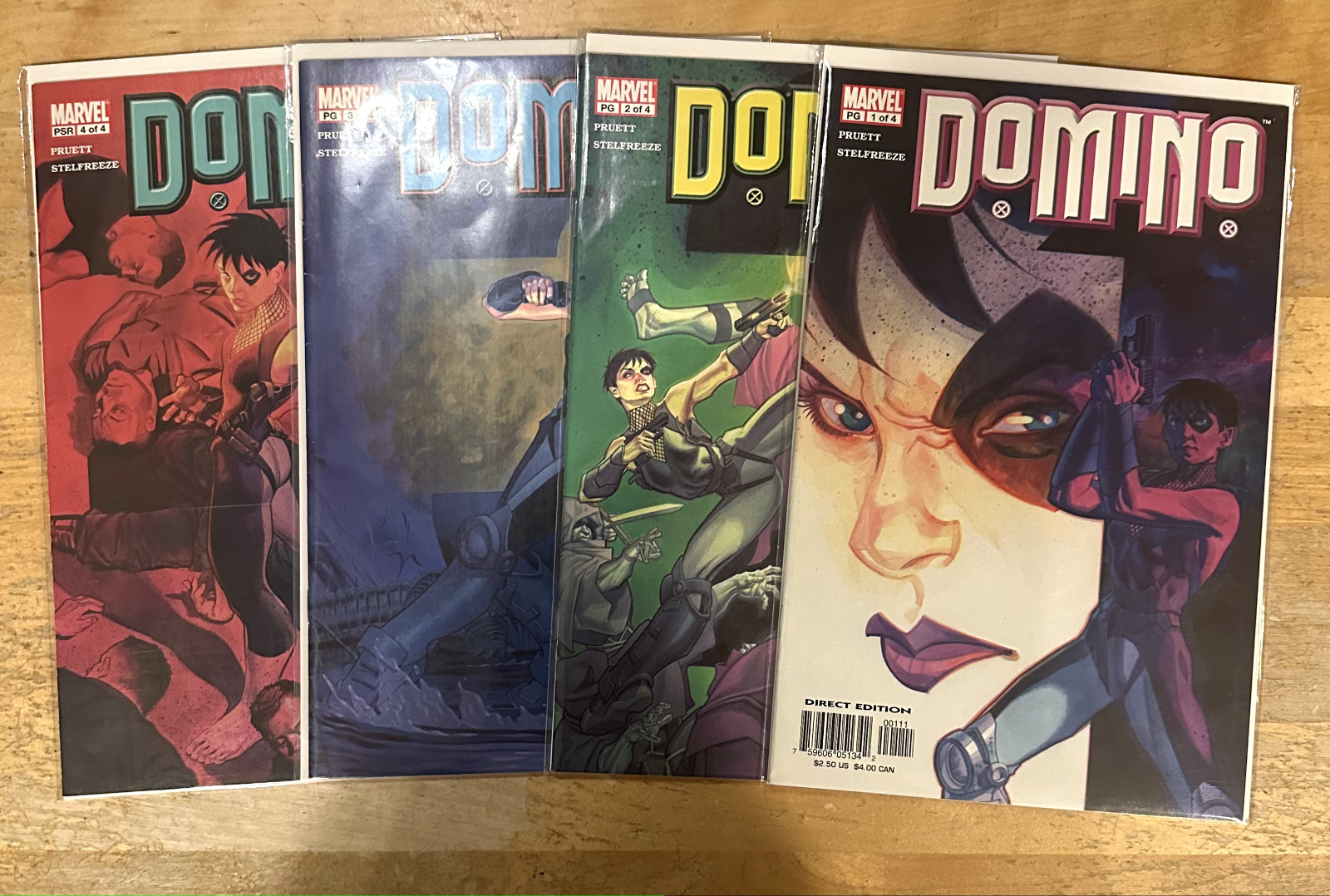 Marvel Comics: Domino Vol. 2 (2003) #1-4 Complete Set